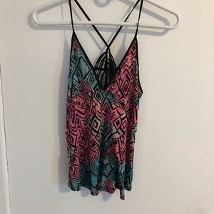 Urban outfitters patterned strappy tank